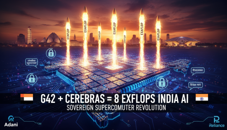 G42 and Cerebras Launch Massive 8 Exaflop AI Supercomputer in India