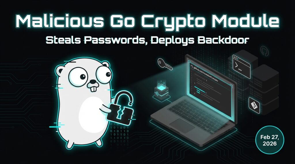 Malicious Go Crypto Module Steals Passwords, Deploys Backdoor
