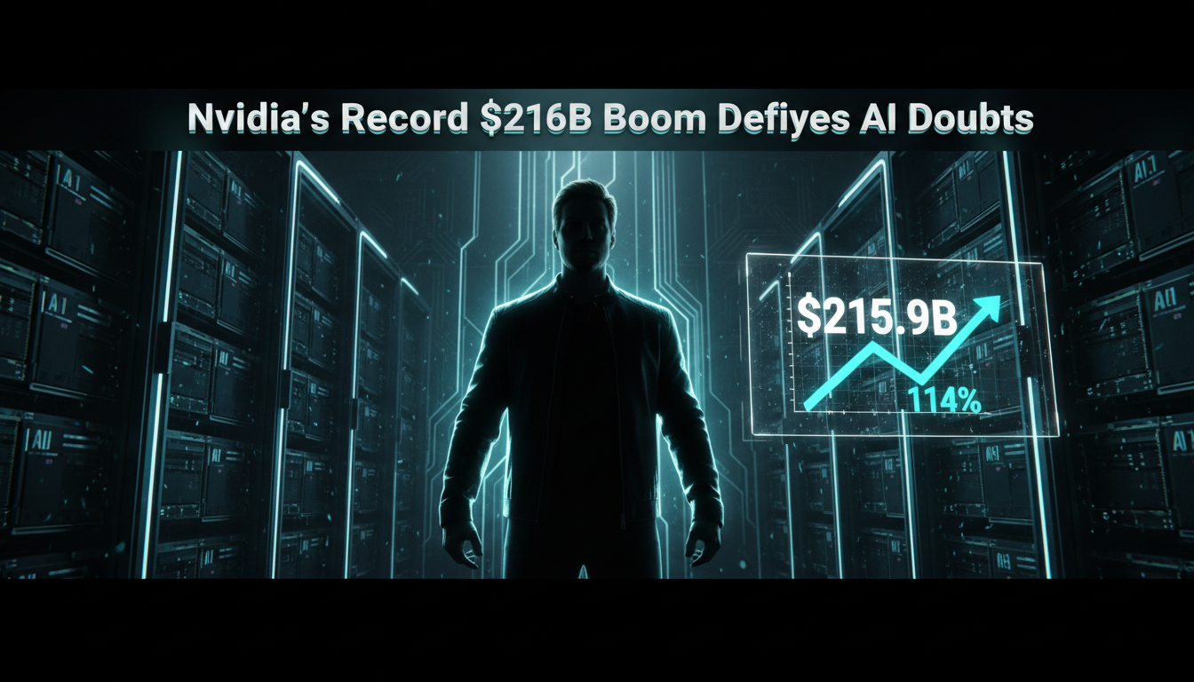 Nvidia's Record $216B Boom Defies AI Doubts