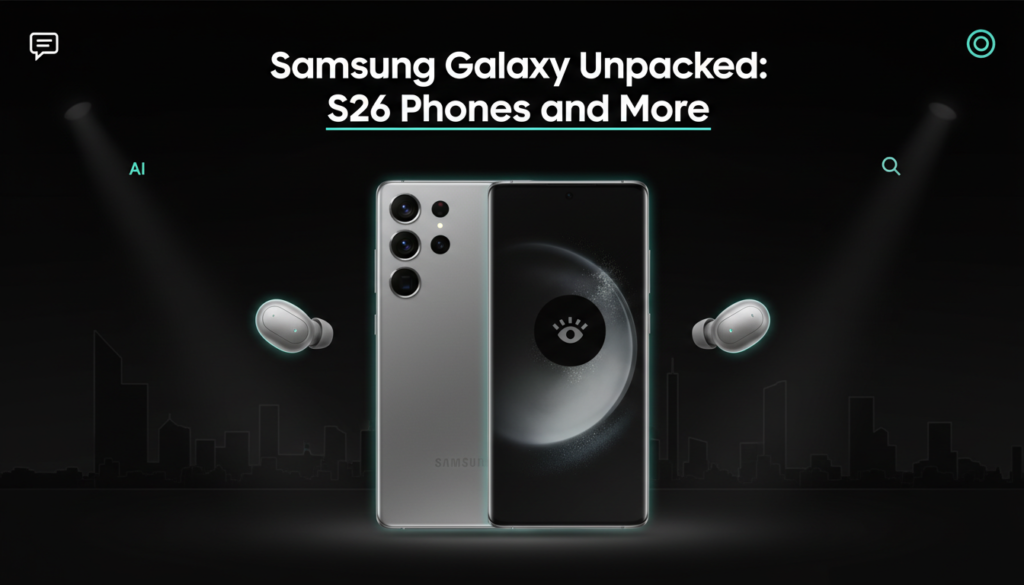 Samsung Galaxy Unpacked: S26 Phones and More