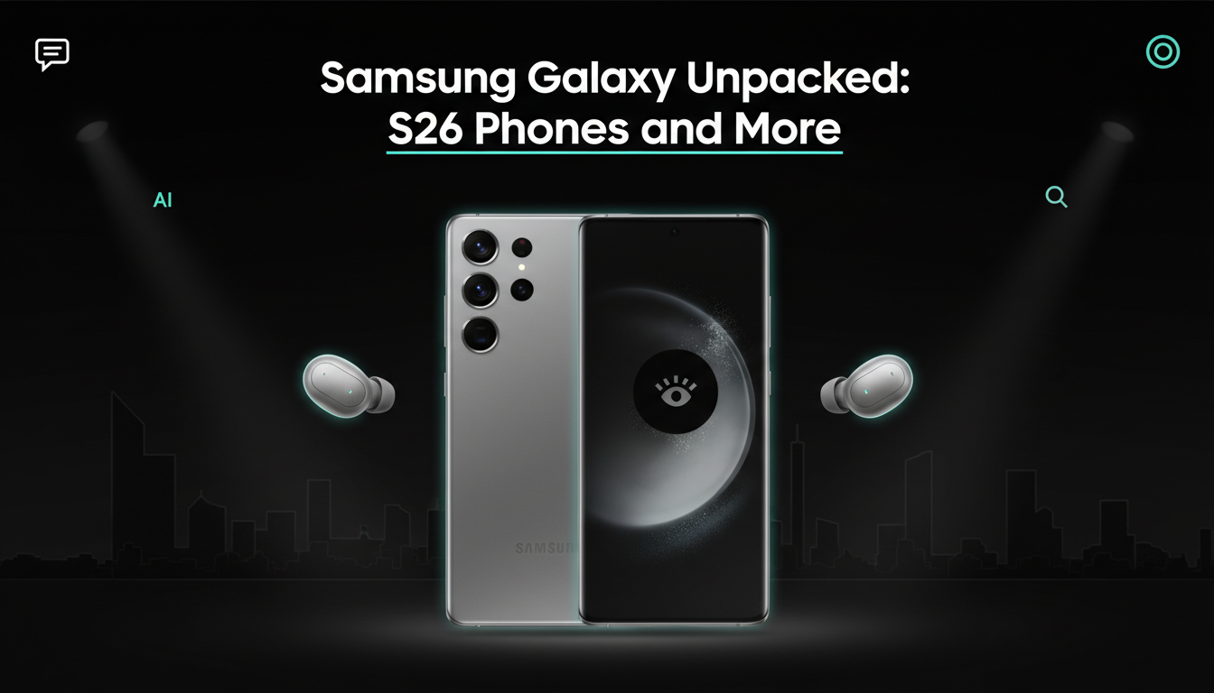 Samsung Galaxy Unpacked: S26 Phones and More