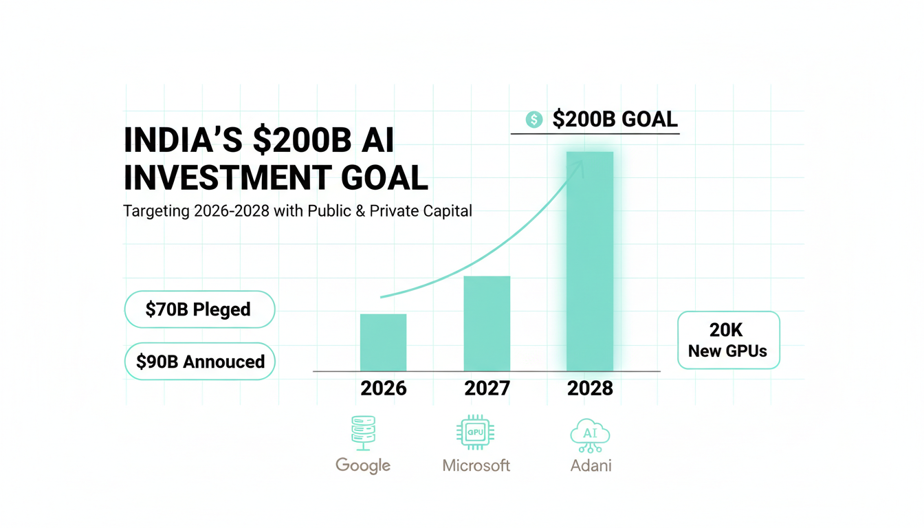 India Targets $200B AI Investment by 2028