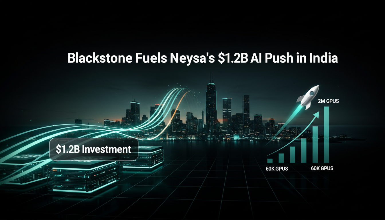 Blackstone Fuels Neysa's $1.2B AI Push in India