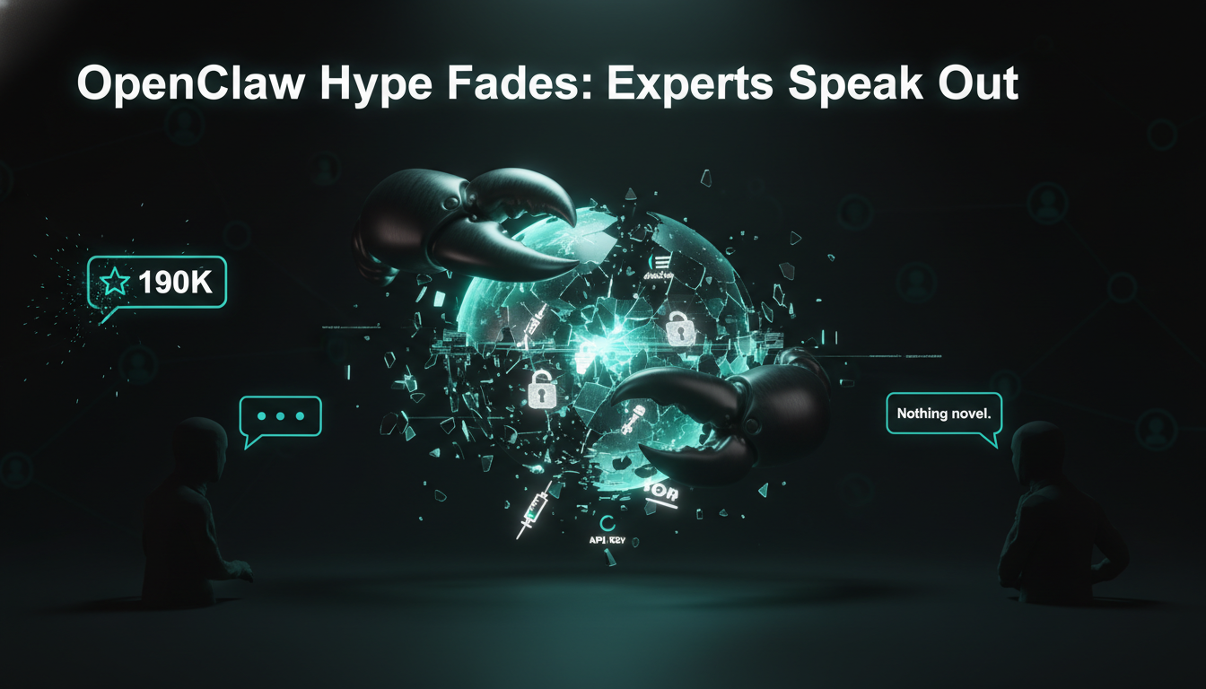 OpenClaw Hype Fades: Experts Speak Out