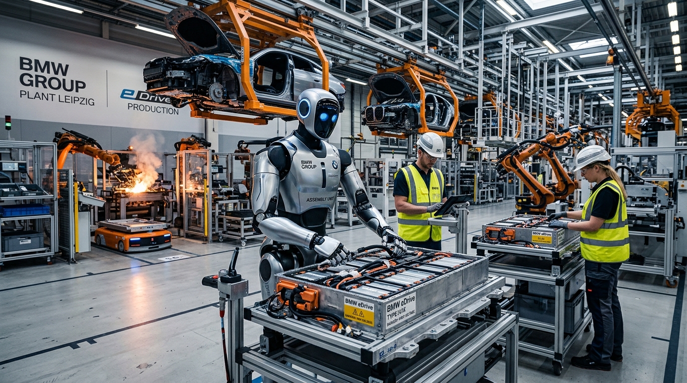 BMW Deploys Humanoid Robots in Germany Factories