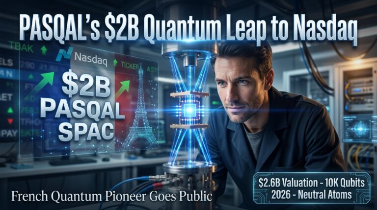 Pasqal 's $2B Quantum Leap to Nasdaq