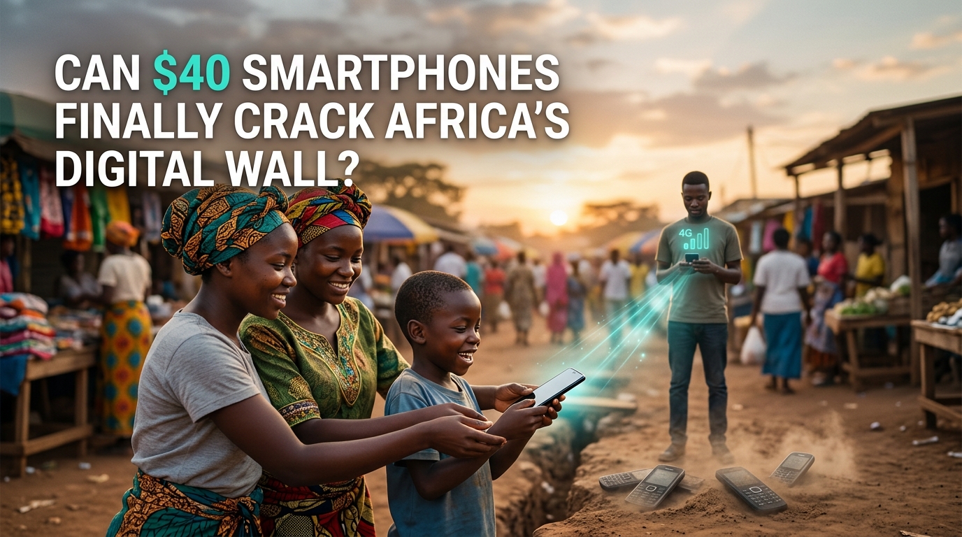 Can $40 Smartphones Finally Crack Africa's Digital Wall?